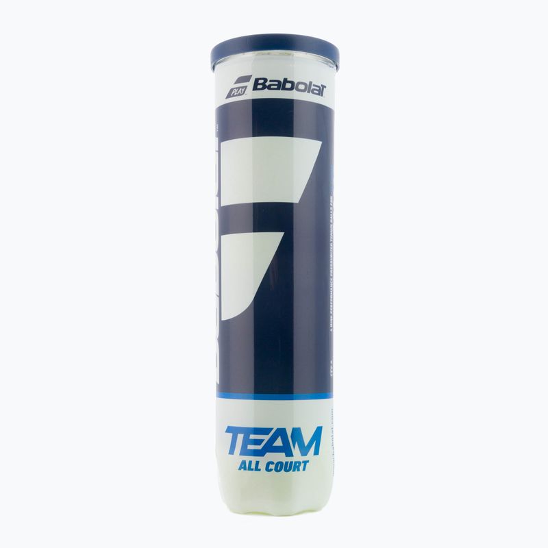 Sada tenisových míčků 4 ks. BABOLAT Team All Court 4 žlutá 502081 2