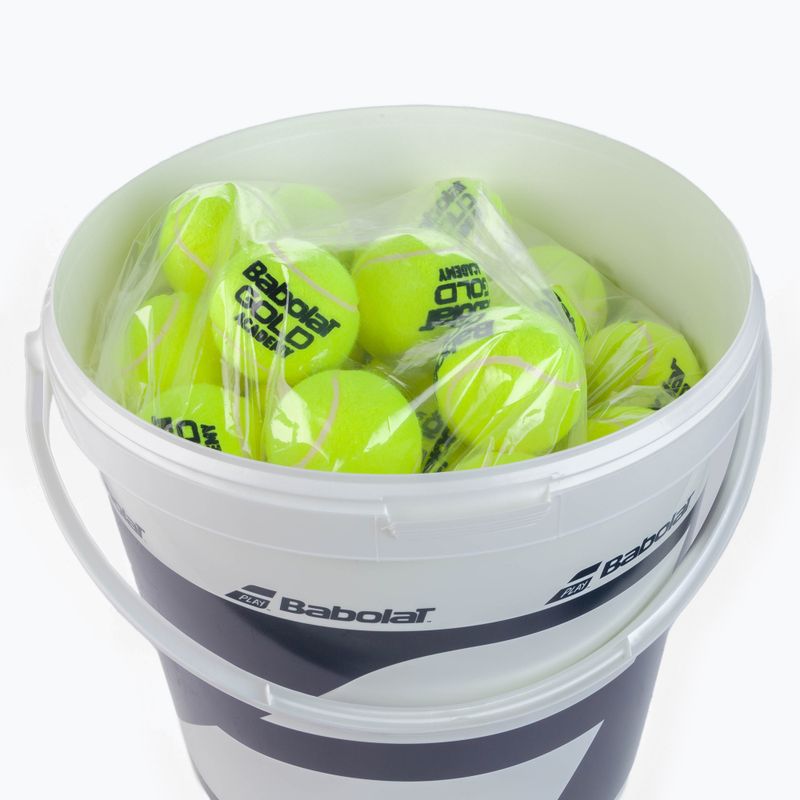 Tenisové míče Babolat Gold Academy Box X72 žlutá 514008 3