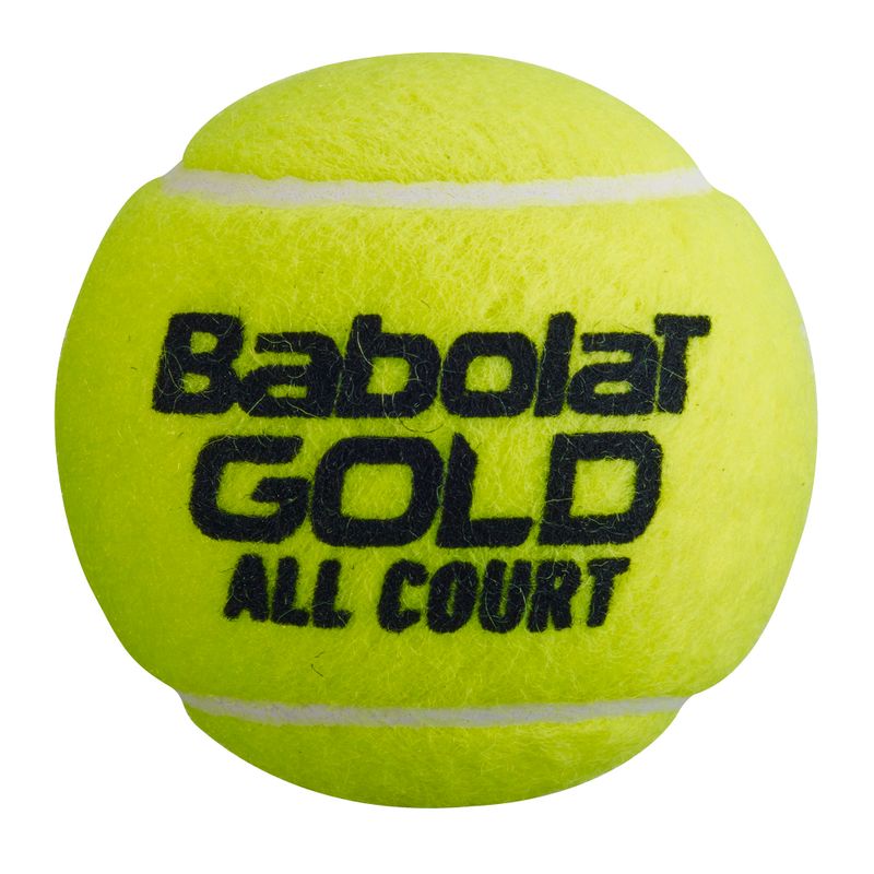 Sada tenisových míčků 4 ks. BABOLAT Gold All Court 4 žlutá 502085 3