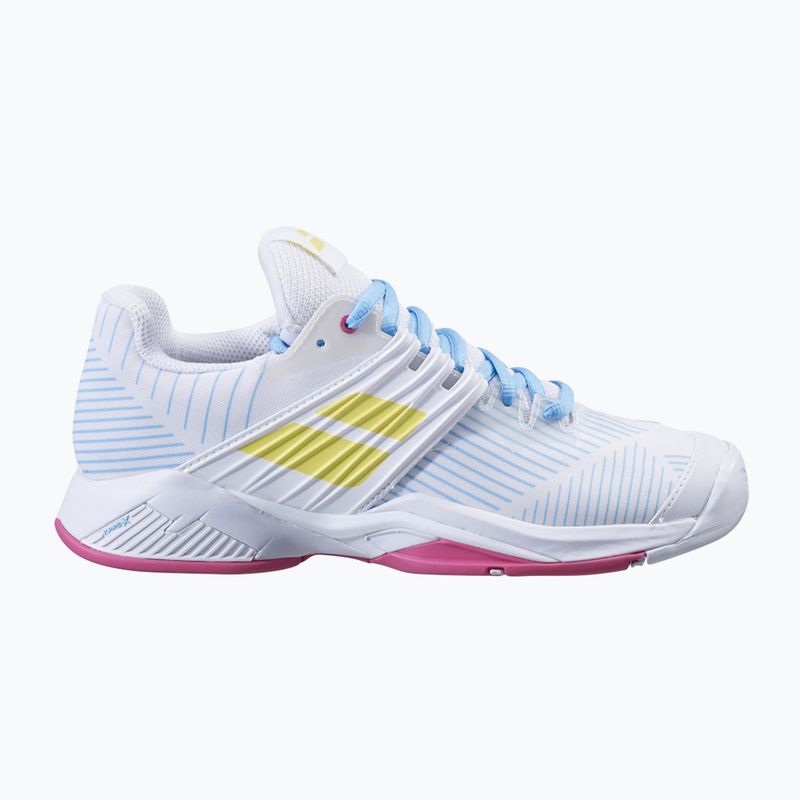 Dámská tenisová obuv Babolat 21 Jet Mach 3 Clay white/sulphur spring 11