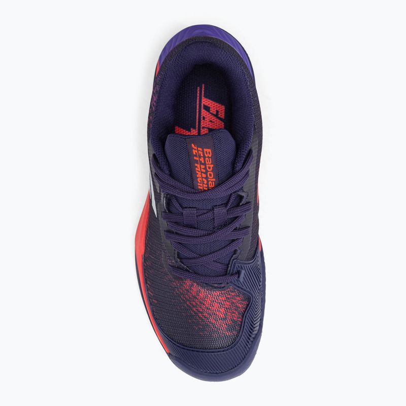 Dětská tenisová obuv BABOLAT 22 Jet Mach 3 Clay blue ribbon 33S22730 6