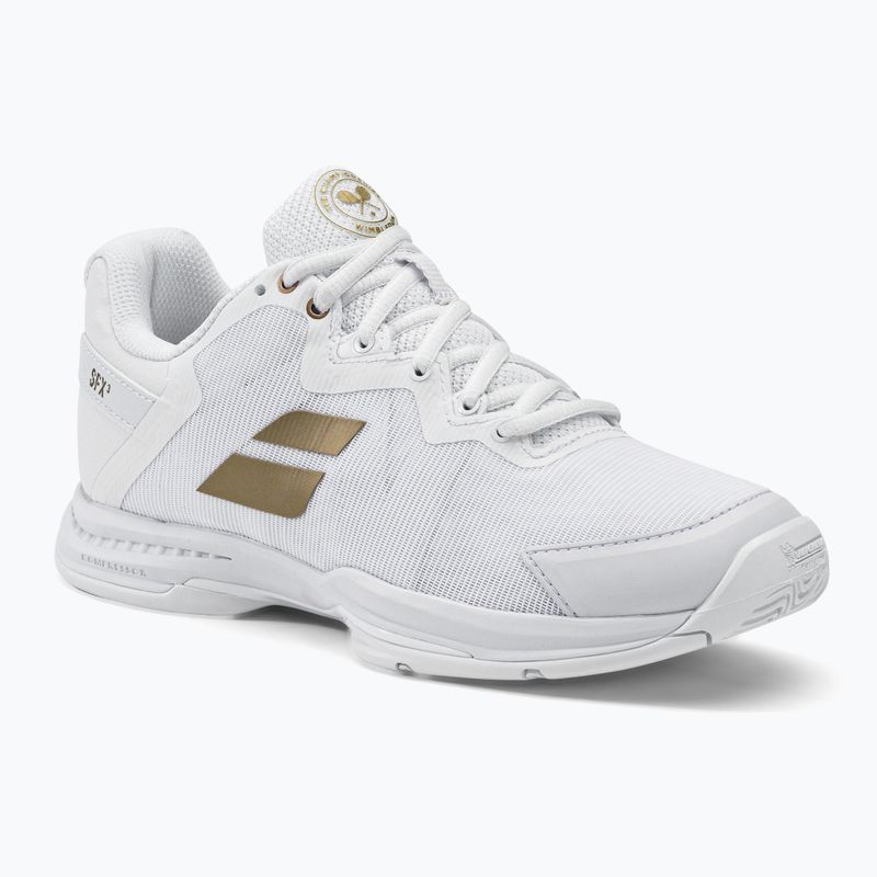 Dámská tenisová obuv Babolat SFX3 All Court Wimbledon white 31S23885