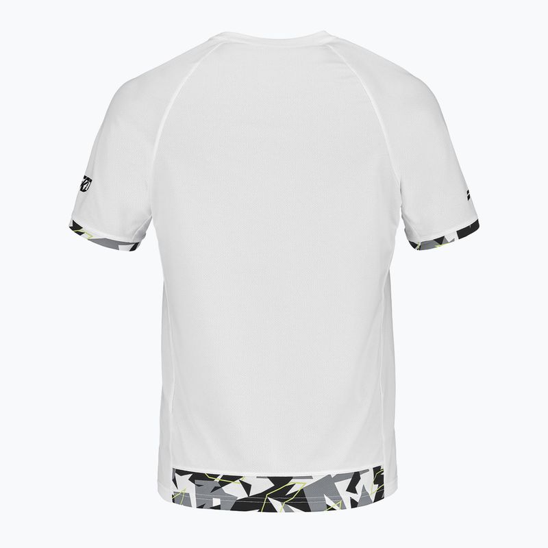 Pánské tenisové tričko Babolat Aero Crew Neck White 2MS23011Y 2
