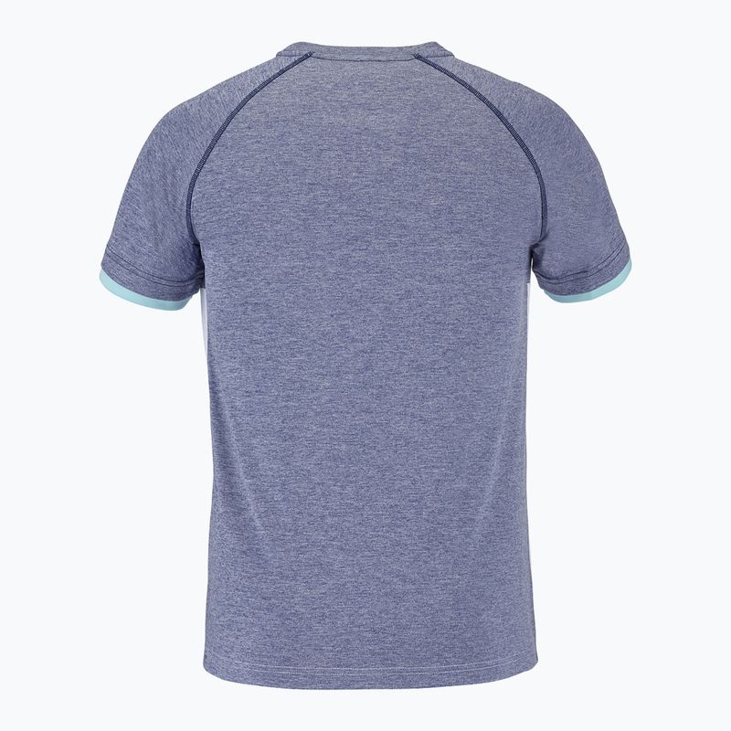 Babolat pánské tenisové tričko Play Crew Neck bílo-modré 3MTE011 2