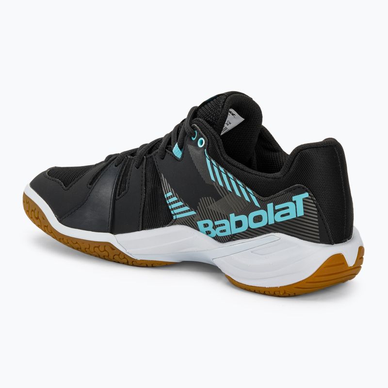 Pánské boty na badminton Babolat Shadow Spirit black/light blue 3