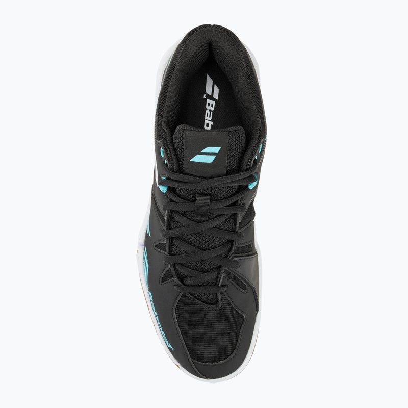 Pánské boty na badminton Babolat Shadow Spirit black/light blue 5