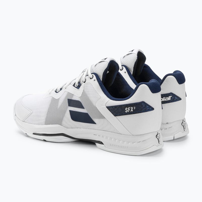 Pánská tenisová obuv Babolat SFX3 All Court white/navy 3