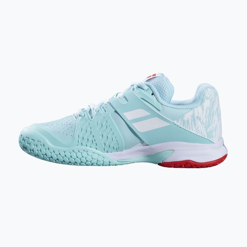 Dětská tenisová obuv Babolat Propulse All Court JR yucca/white 13