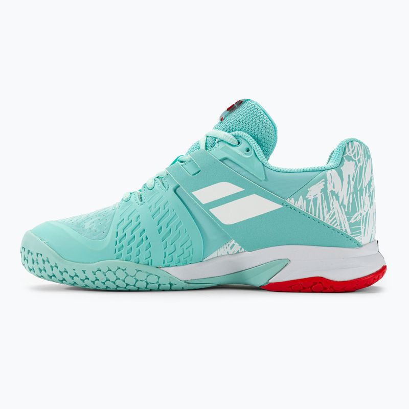 Dětská tenisová obuv Babolat Propulse All Court JR yucca/white 10