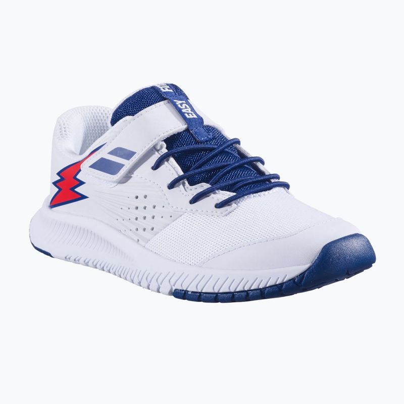 Tenisová obuv Babolat Pulsion All Court Kid white/estate blue 11