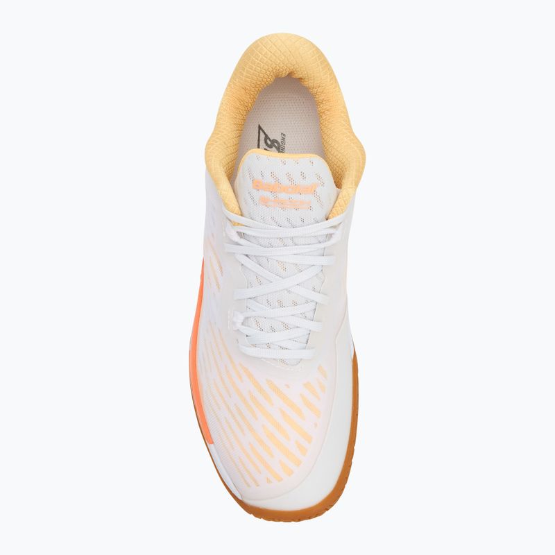 Dámské boty na badminton Babolat Shadow Tour 5 W white/ yellow 5