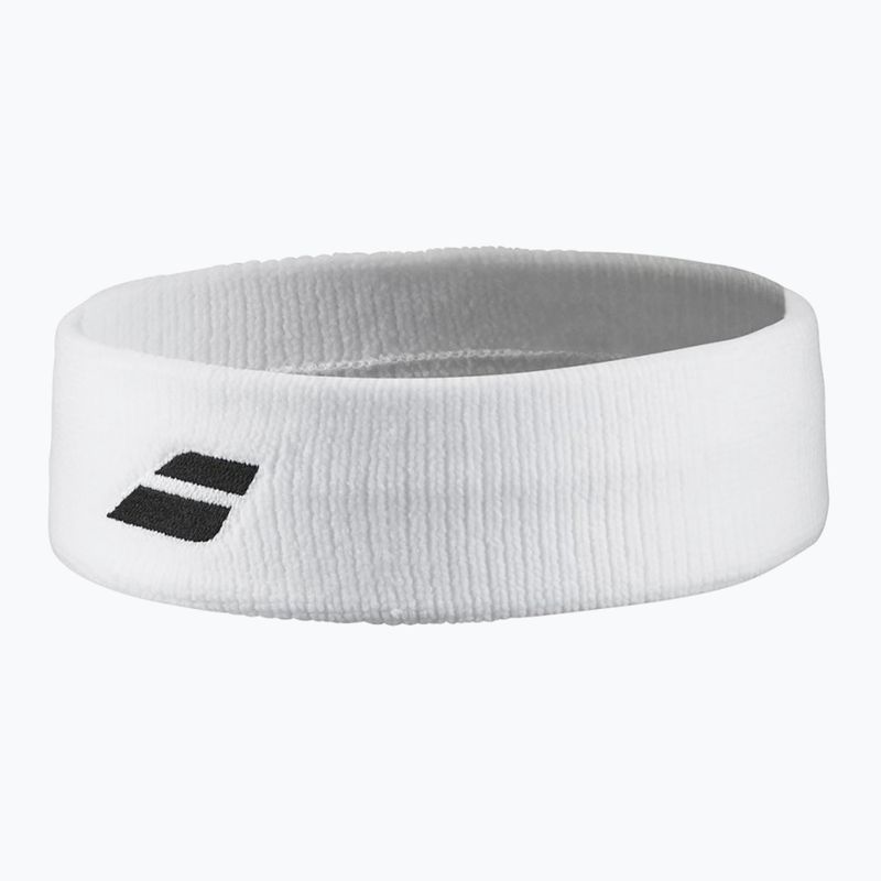 Čelenka  Babolat Logo Headband white/white