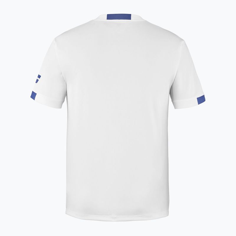 Pánské tričko Babolat Play Crew Neck white/white 2