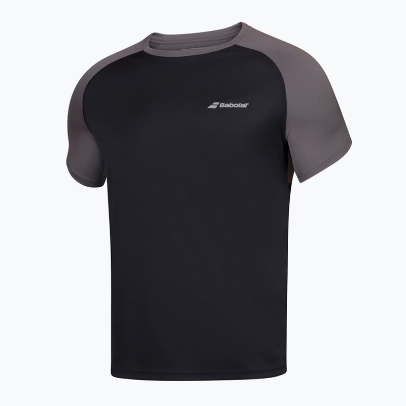 Pánské tričko Babolat Play Crew Neck black/black 2