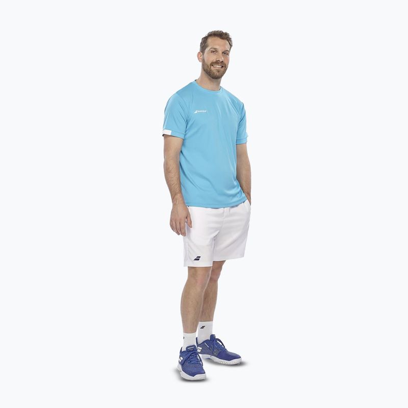 Pánské tričko Babolat Play Crew Neck cyan blue