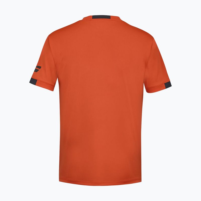 Pánské tričko Babolat Play Crew Neck fiesta red 3