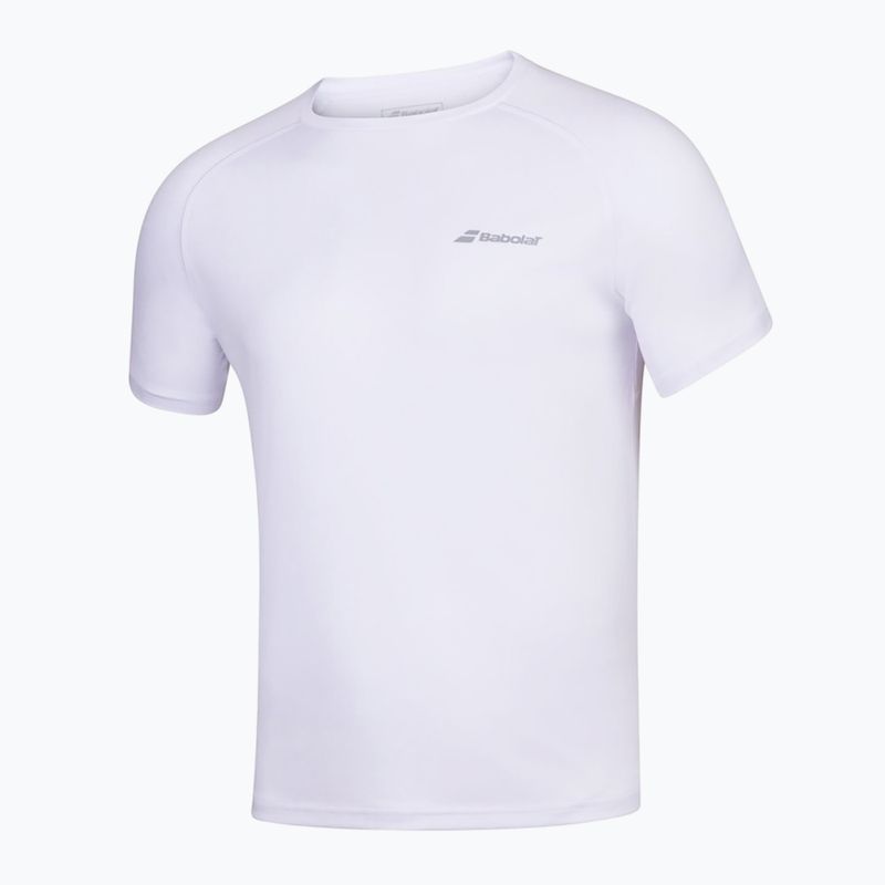 Dětské tričko Babolat Play Crew Neck white/white 2