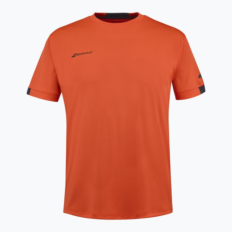 Dětské tričko  Babolat Play Crew Neck Jr fiesta red