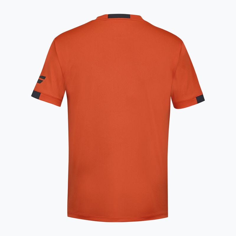 Dětské tričko  Babolat Play Crew Neck Jr fiesta red 2
