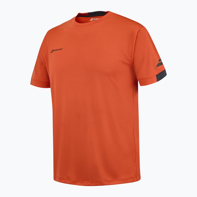 Dětské tričko  Babolat Play Crew Neck Jr fiesta red 3