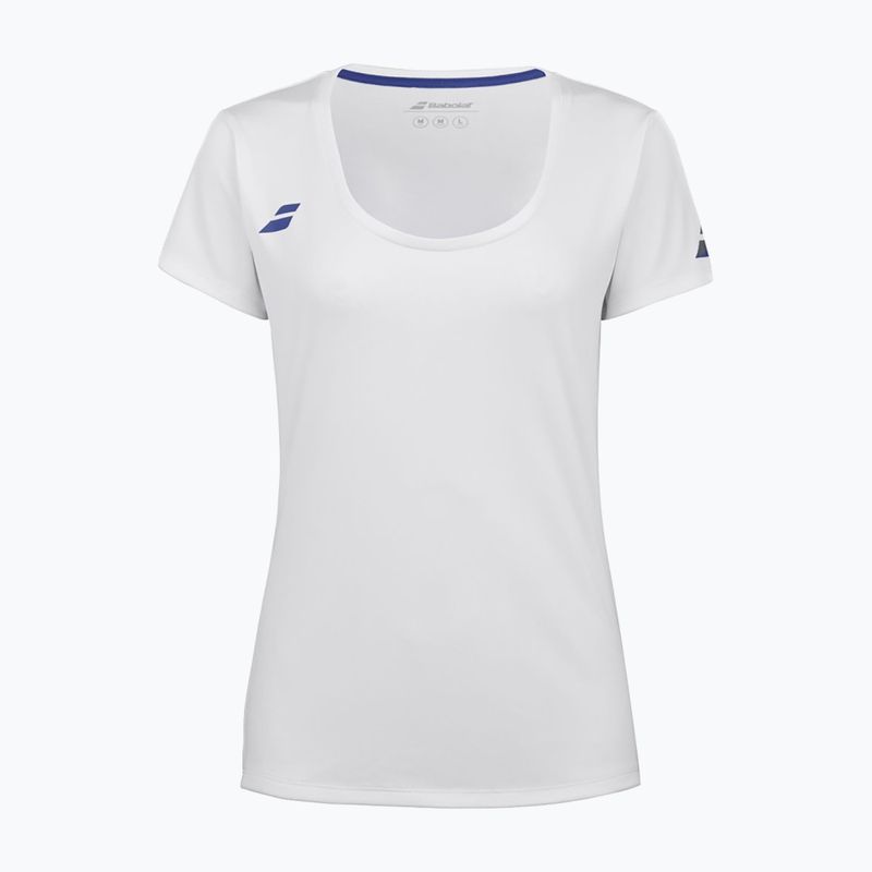 Dětské tričko Babolat Play Cap Sleeve Top Jr white/white