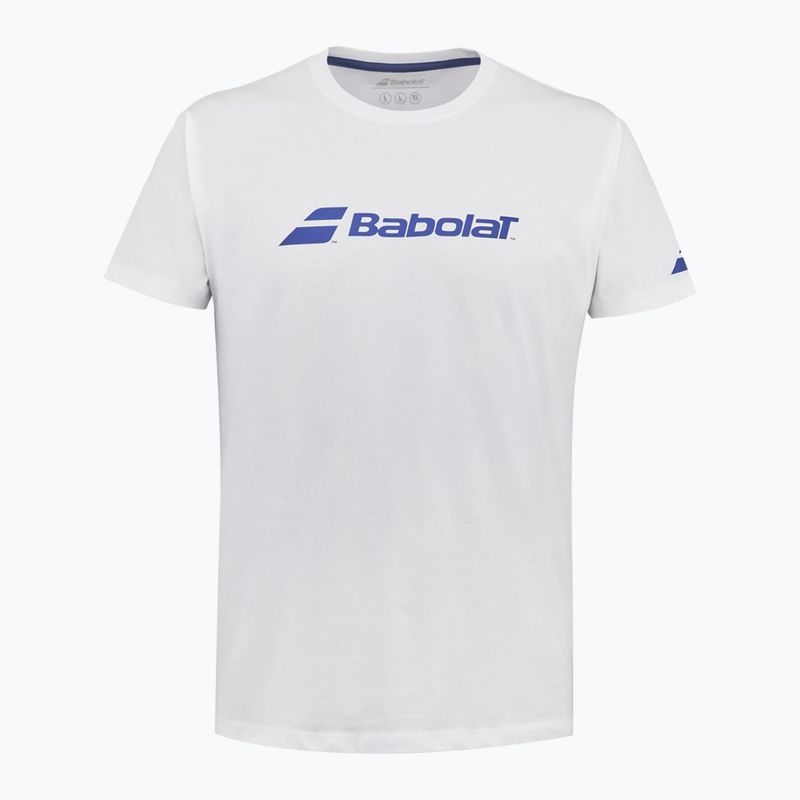 Pánské tričko  Babolat Exercise Babolat white/white