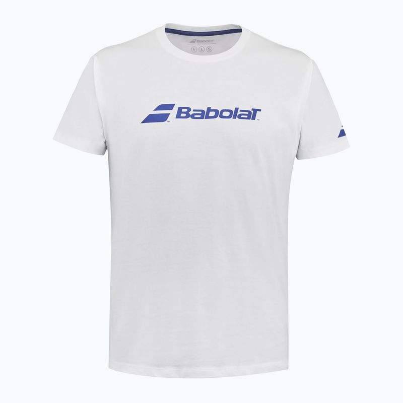 Dětské tričko  Babolat Exercise Babolat Jr white/white