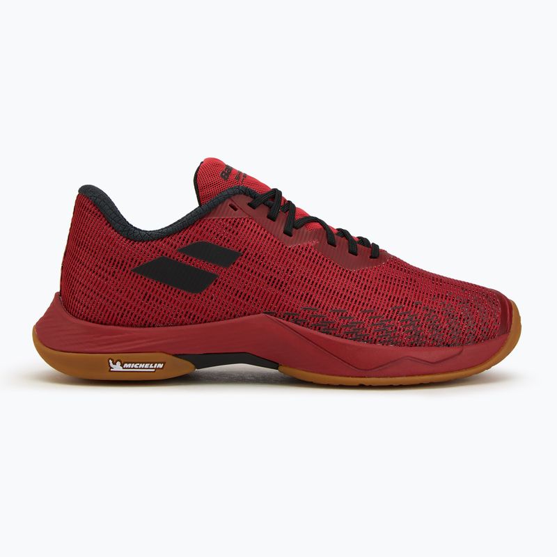 Pánské boty na badminton Babolat Shadow Spirit 2 black/ poppy red 2