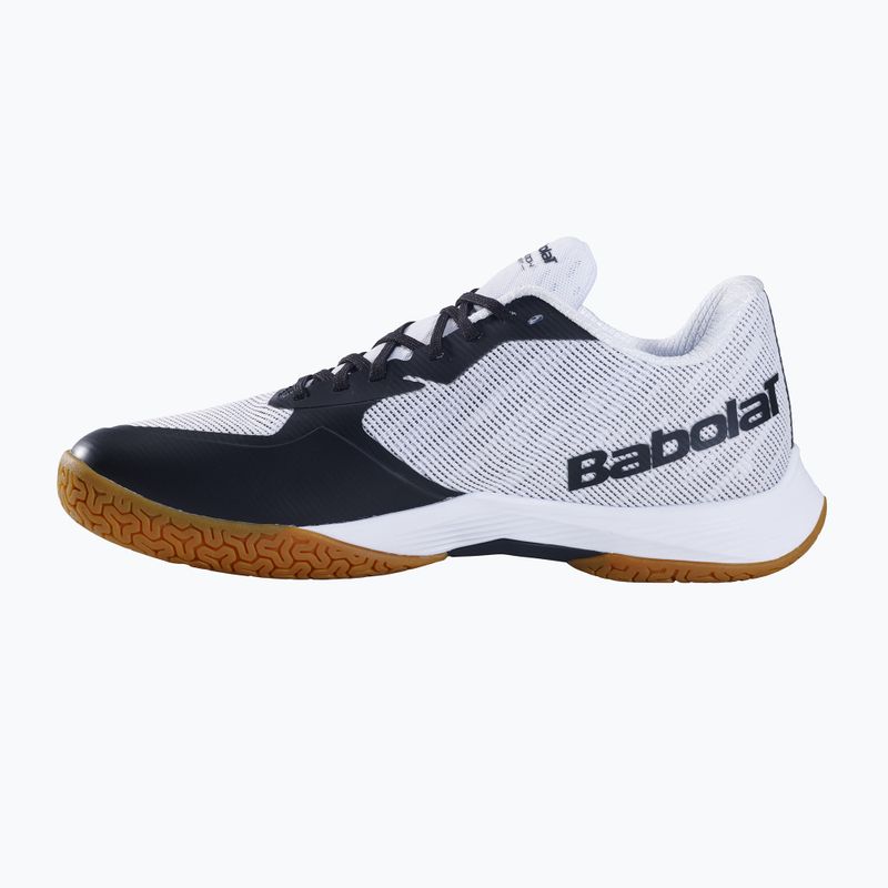 Pánské badmintonové boty Babolat Shadow Spirit 2 white/ black 10