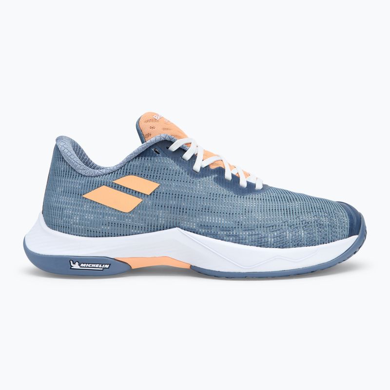 Dámské badmintonové boty Babolat Shadow Spirit 2 grey/ coral 2