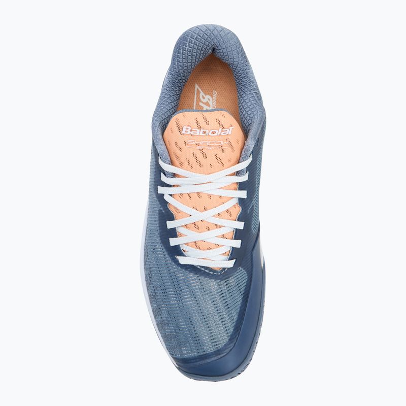 Dámské badmintonové boty Babolat Shadow Spirit 2 grey/ coral 5