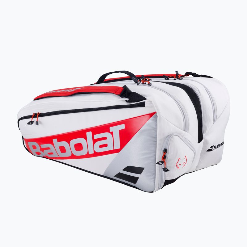 Taška na padel Babolat RH Pro Padel Juan Lebron 62 l white/ silver/ red