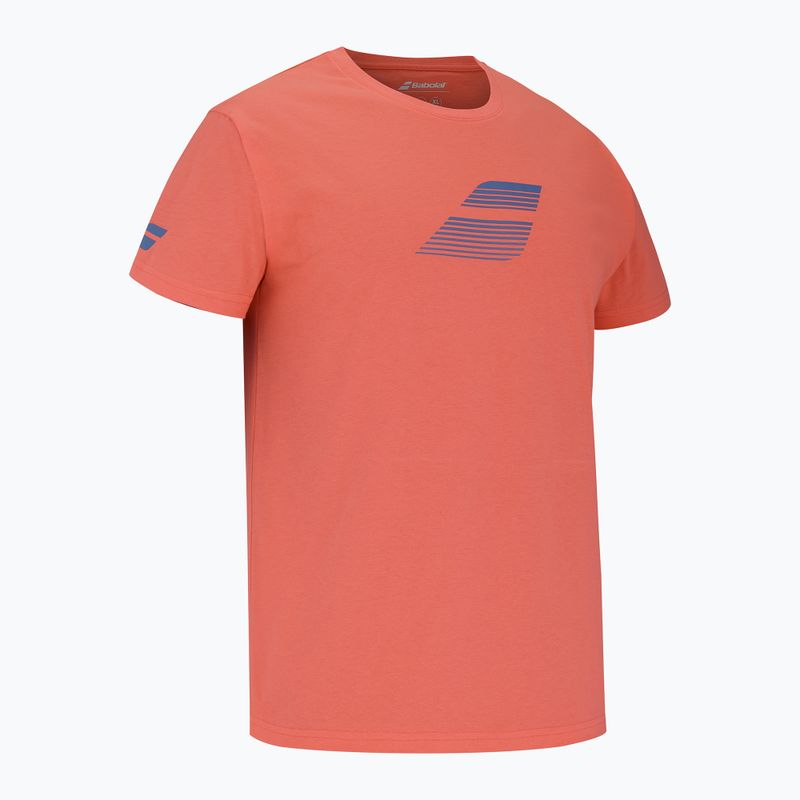 Dětské tričko  Babolat Exercise Cotton Jr hot coral 2