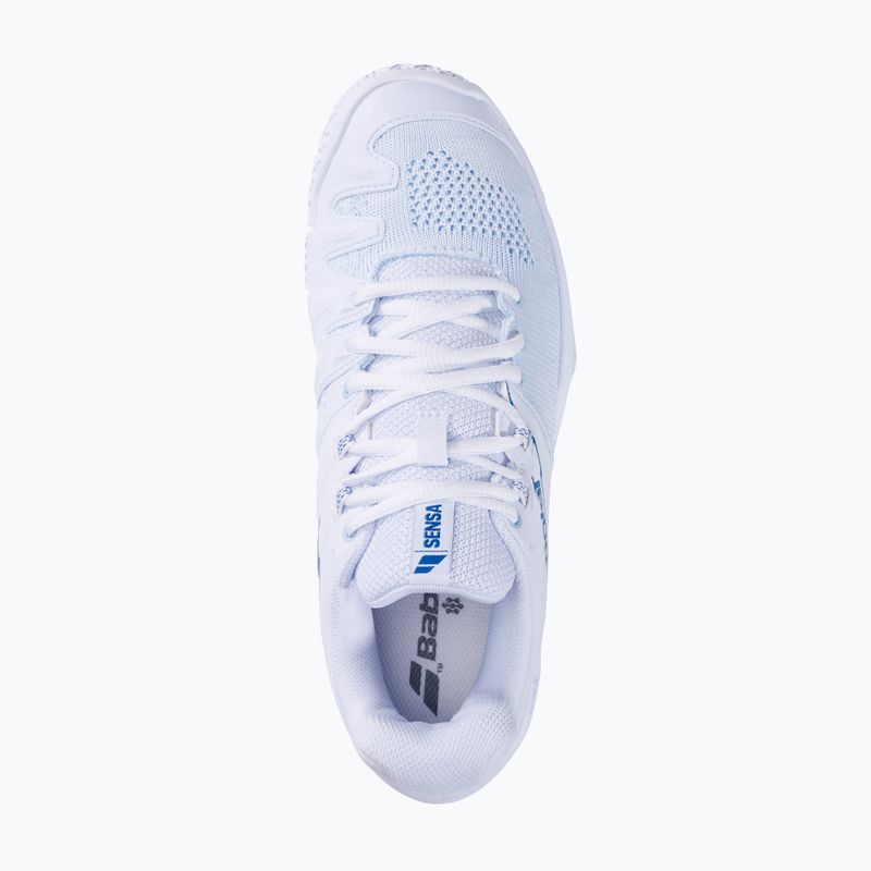 Dámské boty na padel Babolat Sensa W white/ cool blue 4
