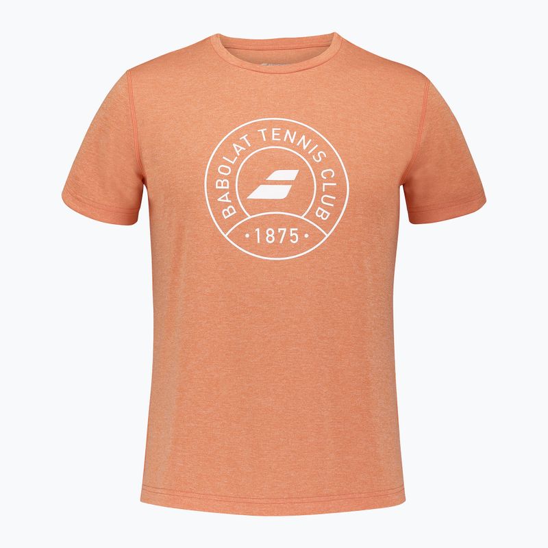 Pánské tričko Babolat Exercise Graphic vibrant orange hthr