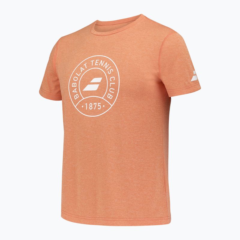 Pánské tričko Babolat Exercise Graphic vibrant orange hthr 2