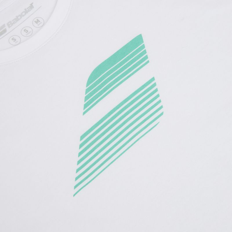 Pánské tričko Babolat Exercise Big Flag white/white 3