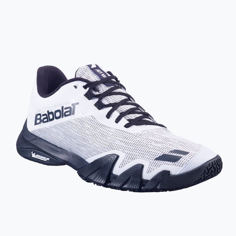 Pánské boty na padel Babolat Jet Viva white/ black 8
