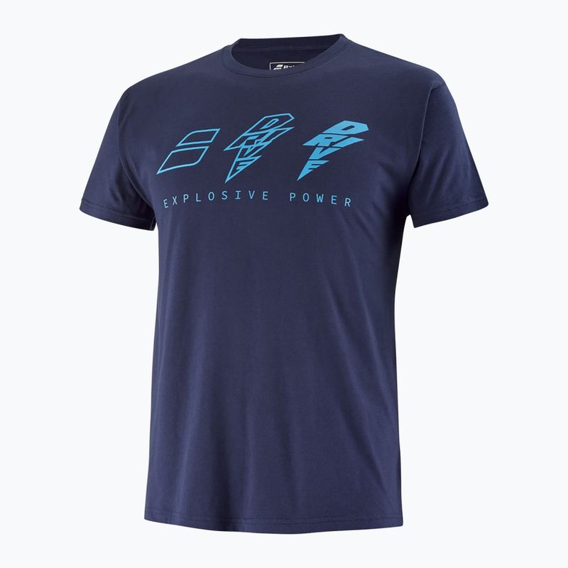 Pánské tričko  Babolat Drive Cotton drive heritage blue 3