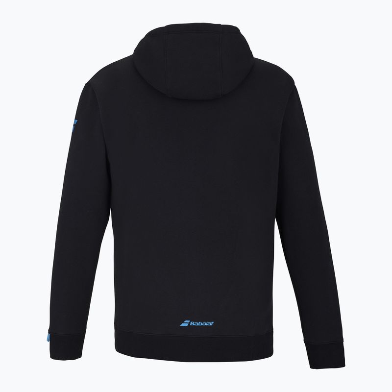 Pánská mikina Babolat Exercise Hood Sweatshirt black/black 3