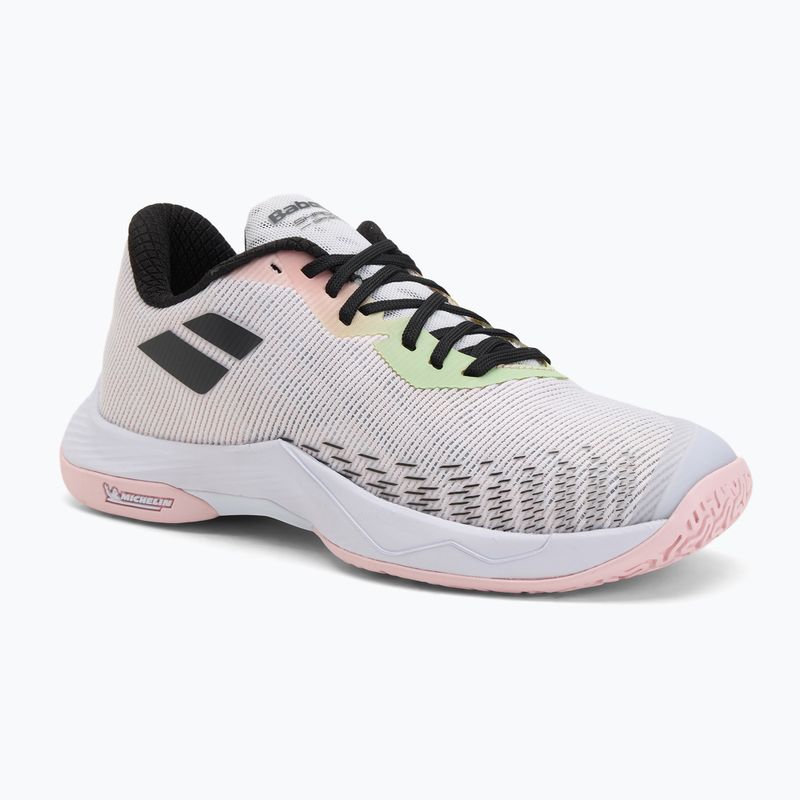 Boty na badminton Babolat Shadow Spirit 2 W white/white