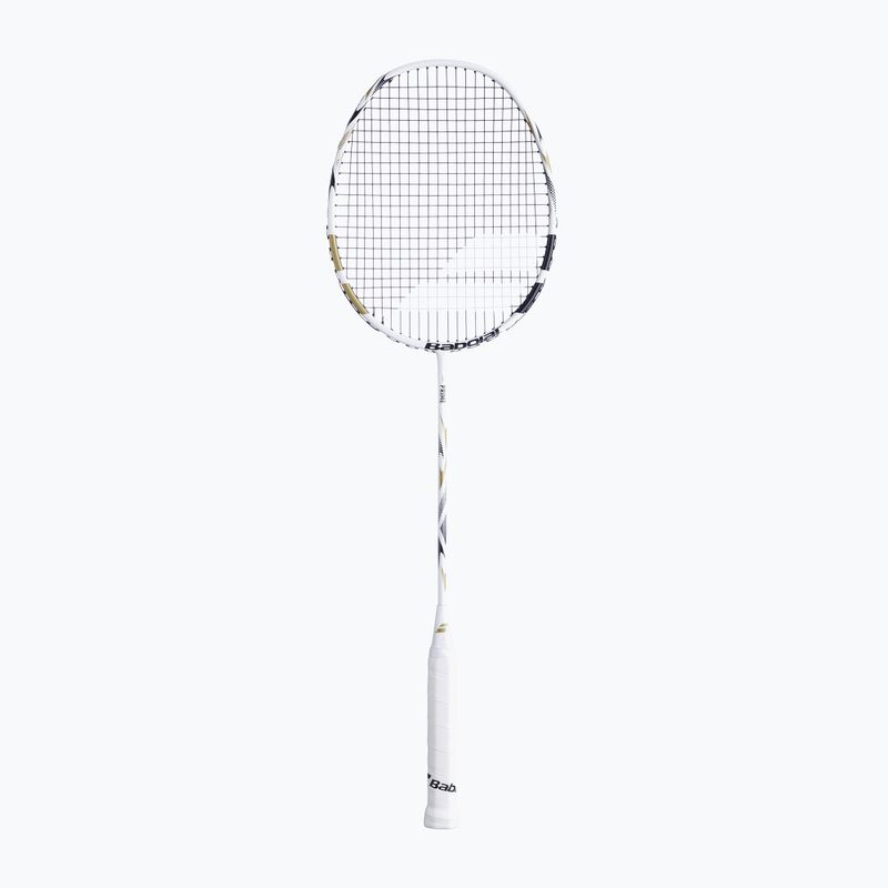Dětská badmintonová raketa Babolat Prime white/gold