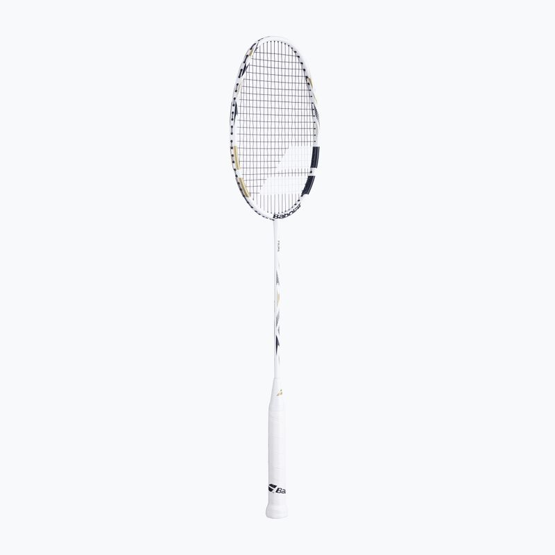 Dětská badmintonová raketa Babolat Prime white/gold 2