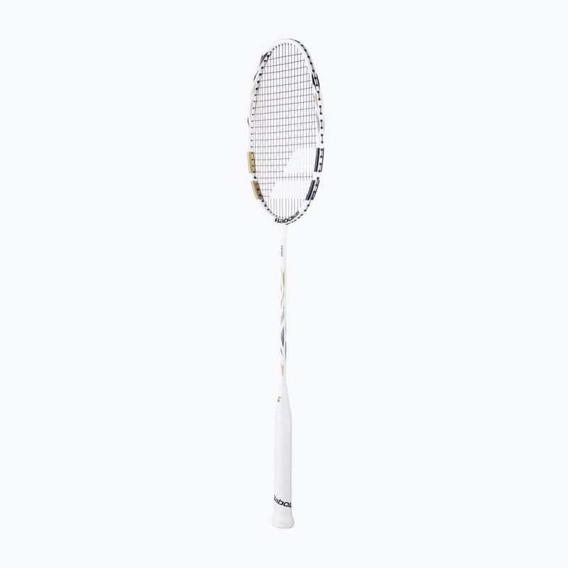 Dětská badmintonová raketa Babolat Prime white/gold 3