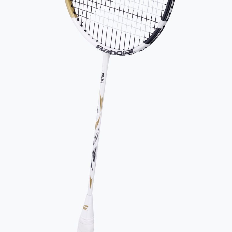 Dětská badmintonová raketa Babolat Prime white/gold 6