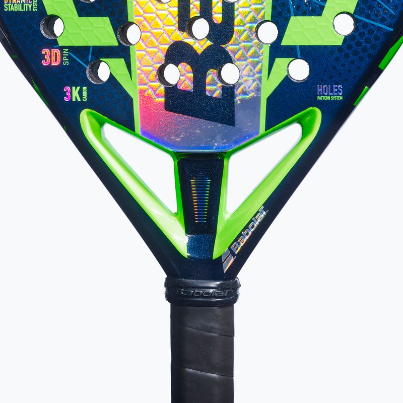 Raketa na padel Babolat Viper Juan Lebron 3.0 FW blue depths/green flash 4