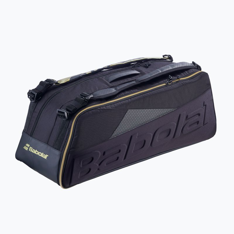 Taška na badminton Babolat Cross Pro Bad 60 l black/gold 2
