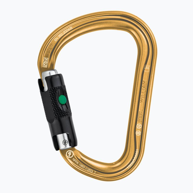 Karabina Petzl William Ball-Lock gold
