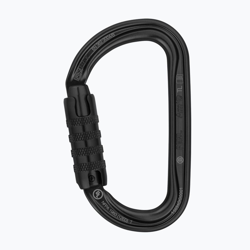 Horolezecká karabina Petzl Am'D Triact-Lock TLN černá
