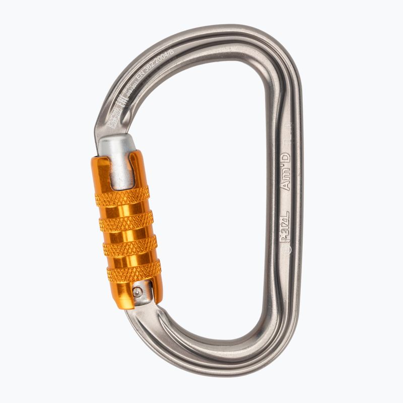 Lezecká karabina Petzl Am'D Triact-Lock TL stříbrná